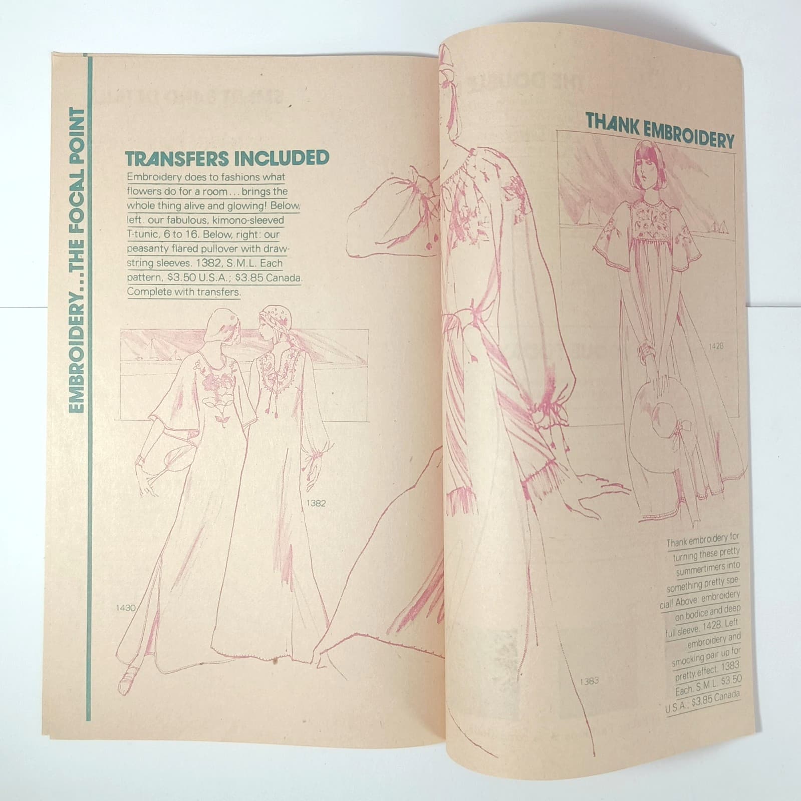 Vogue Patterns July 1976 newsletter 1970s fashion sundresses Carson Pirie Scott 4