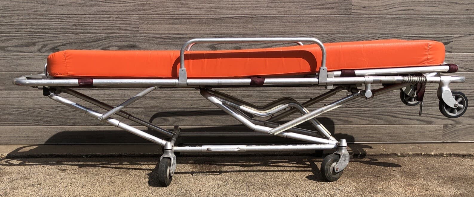 Ferno Ambulance Aluminum Emergency Stretcher Cot Gurney Patient Transport + Pad 3