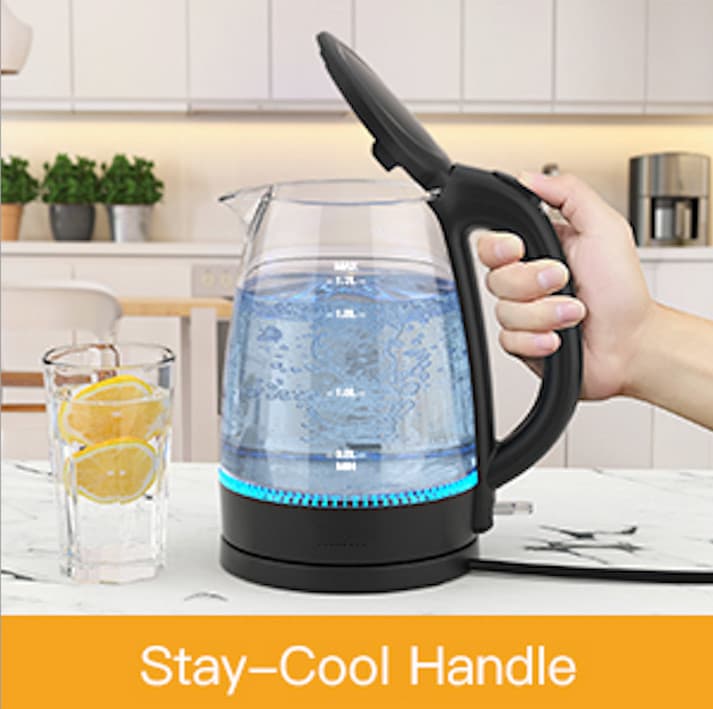 Enlite Fast Boiling Electric Glass Kettle 5