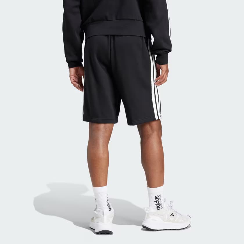adidas men Essentials 3-Stripes Fleece Shorts 2