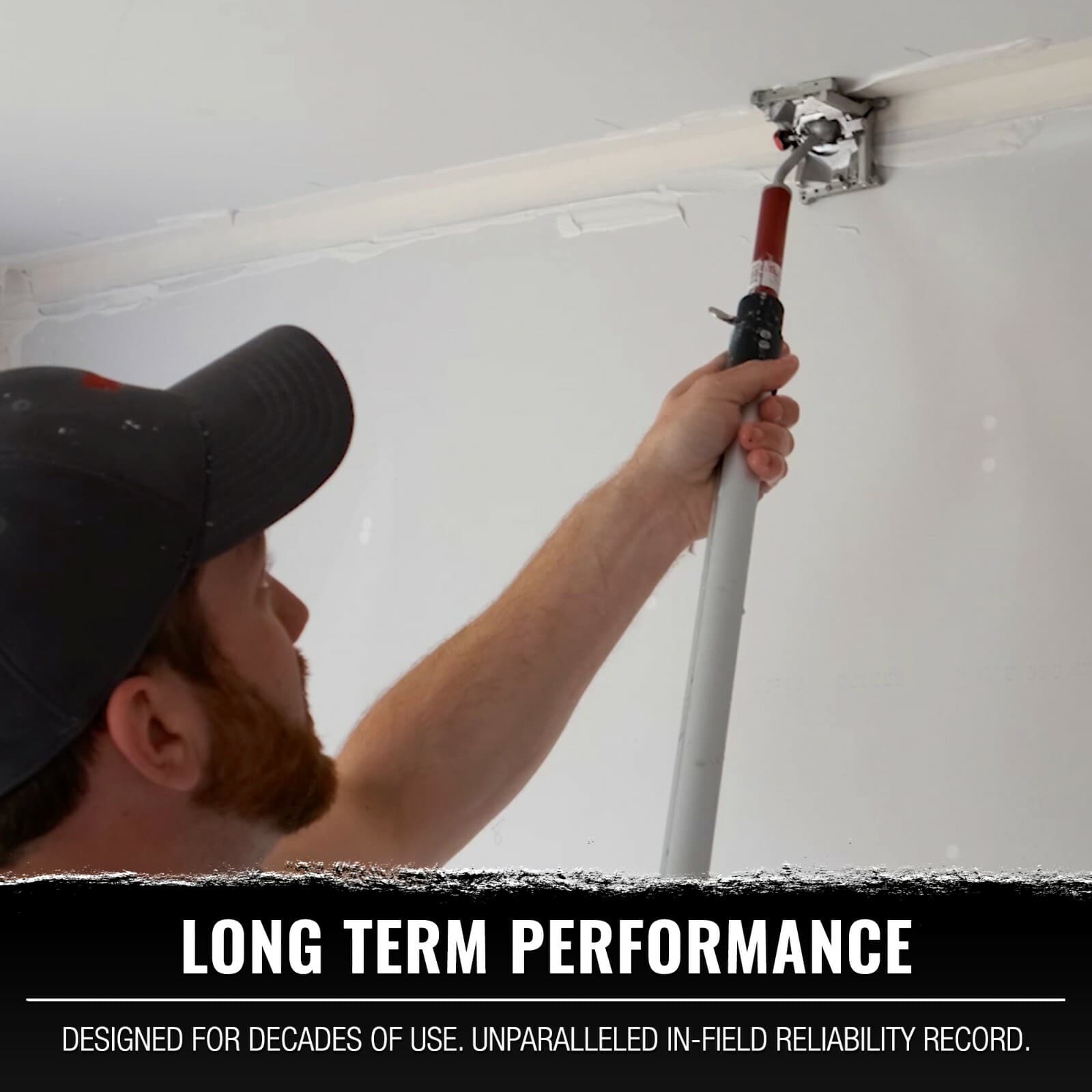 LEVEL5 Drywall Tools - 4" Corner Finisher (Angle Head) + 54" Handle | 4-535 4