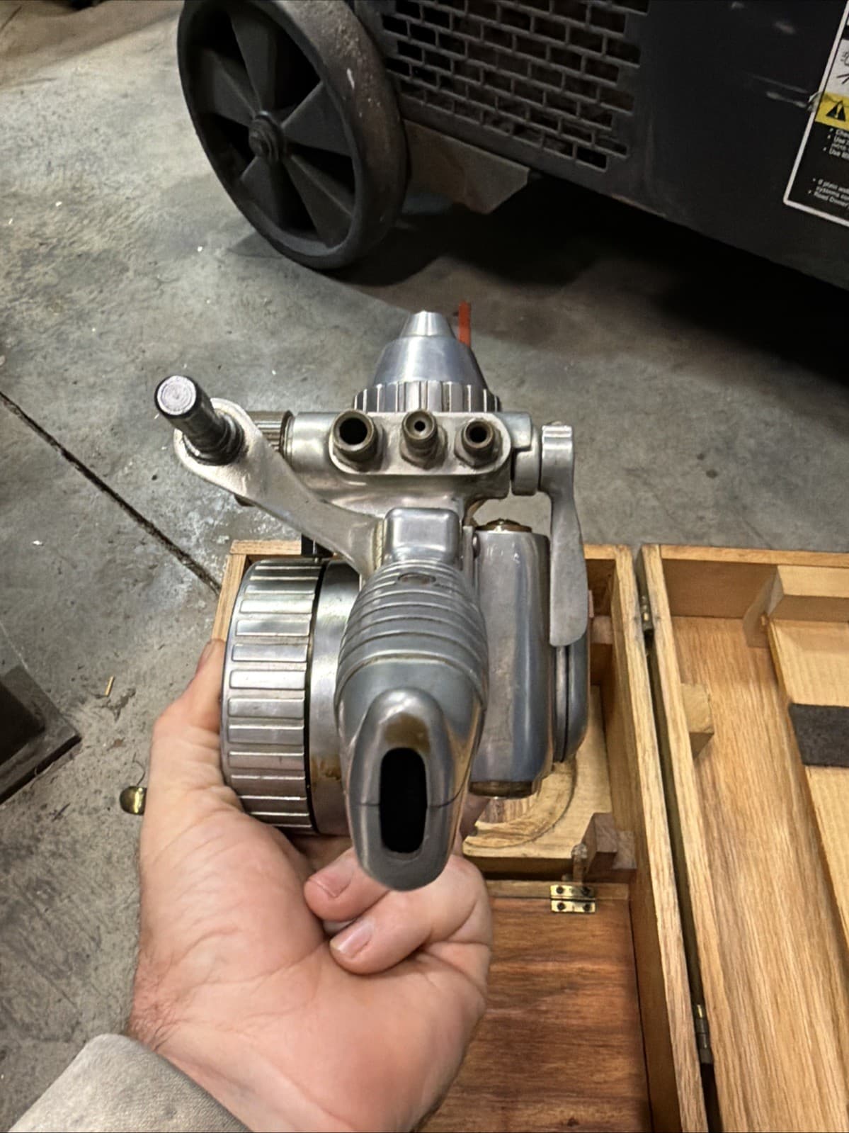 Metco 4E Metalizing Flame Spray Welder Shaft Repair Welding Gun Torch 6