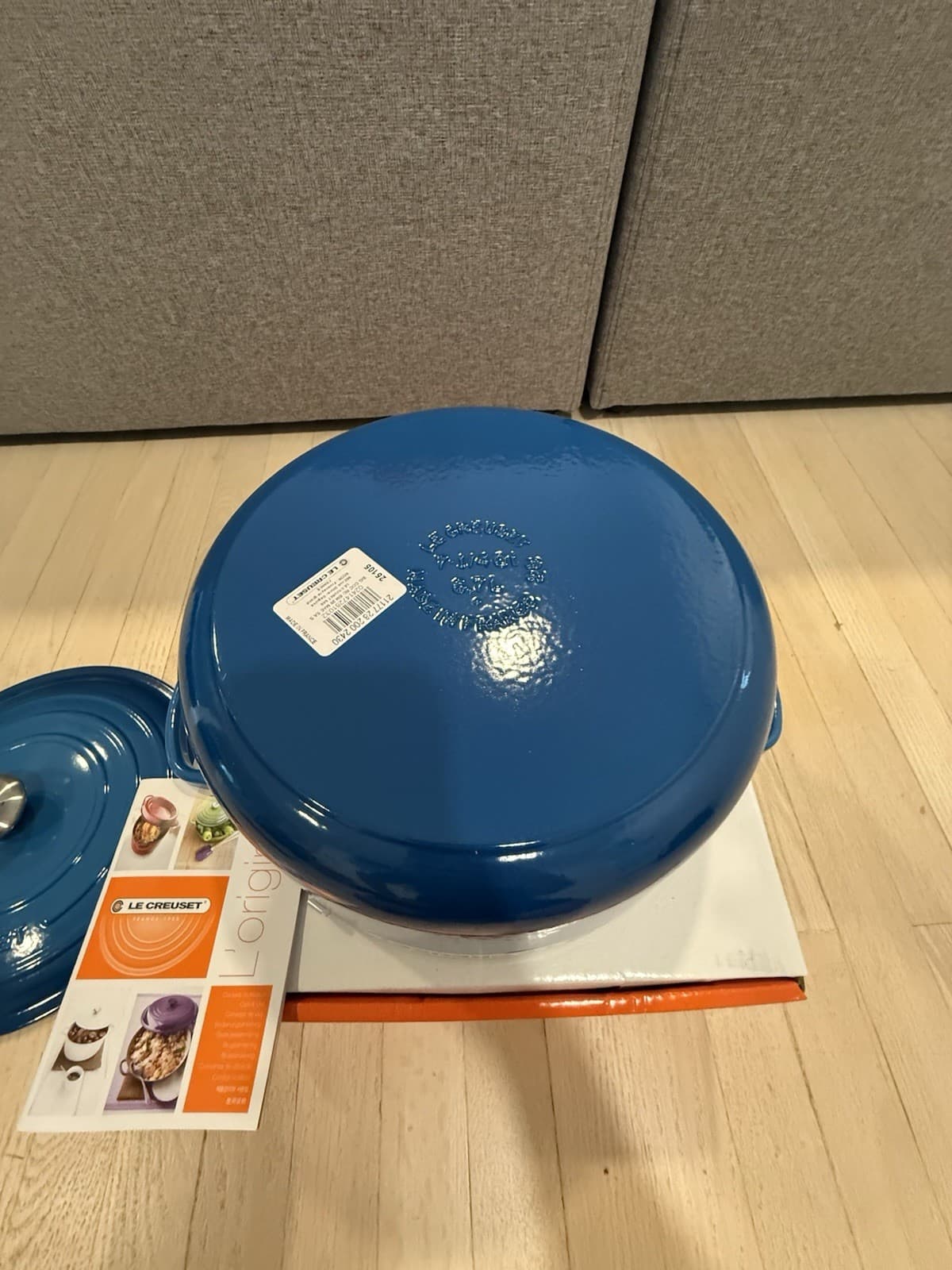 Le Creuset 7.25 qt Signature French (Dutch) Oven in Marseille Blue - NIB 4