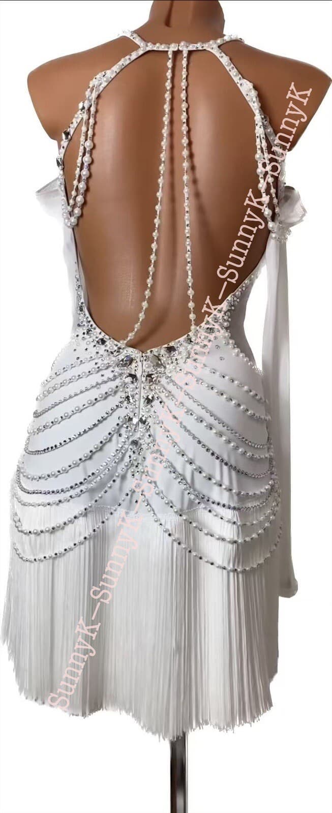 jz Handmade Women Samba Ballroom Swing Salsa Rumba Latin Dance Dress RHYTHM 3