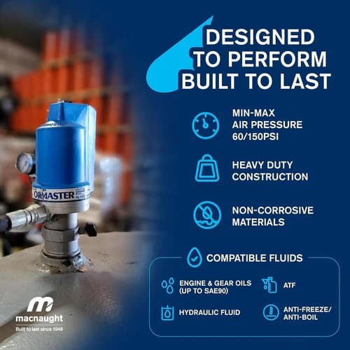 Macnaught 3:1 Air Operated Oil Pump -T312-02 6