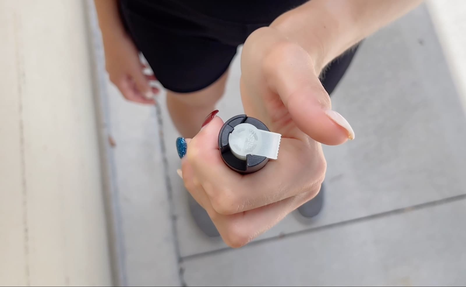 3 Police Magnum 3/4oz pepper spray Safety Lock Self Defense Glow in Dark  5