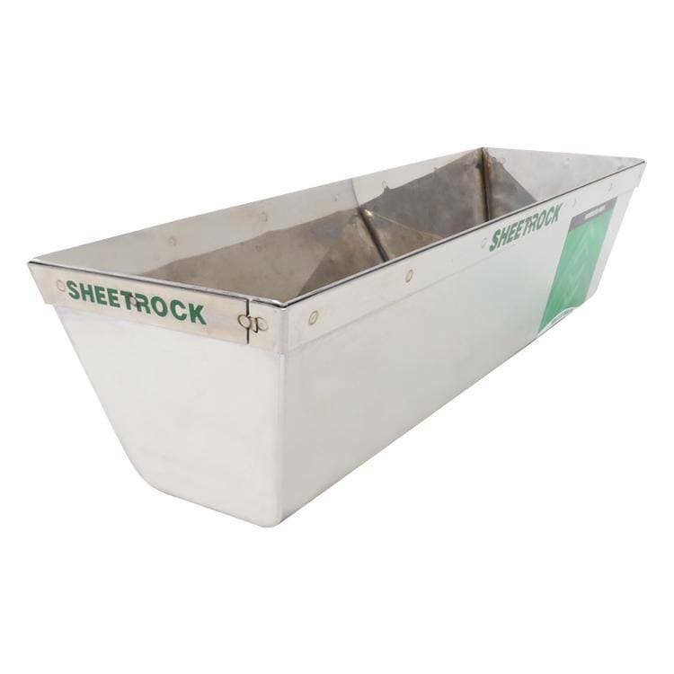 USG Sheetrock Tools Matrix Stainless Steel 12" Mud Pan with Reinforced Band  2