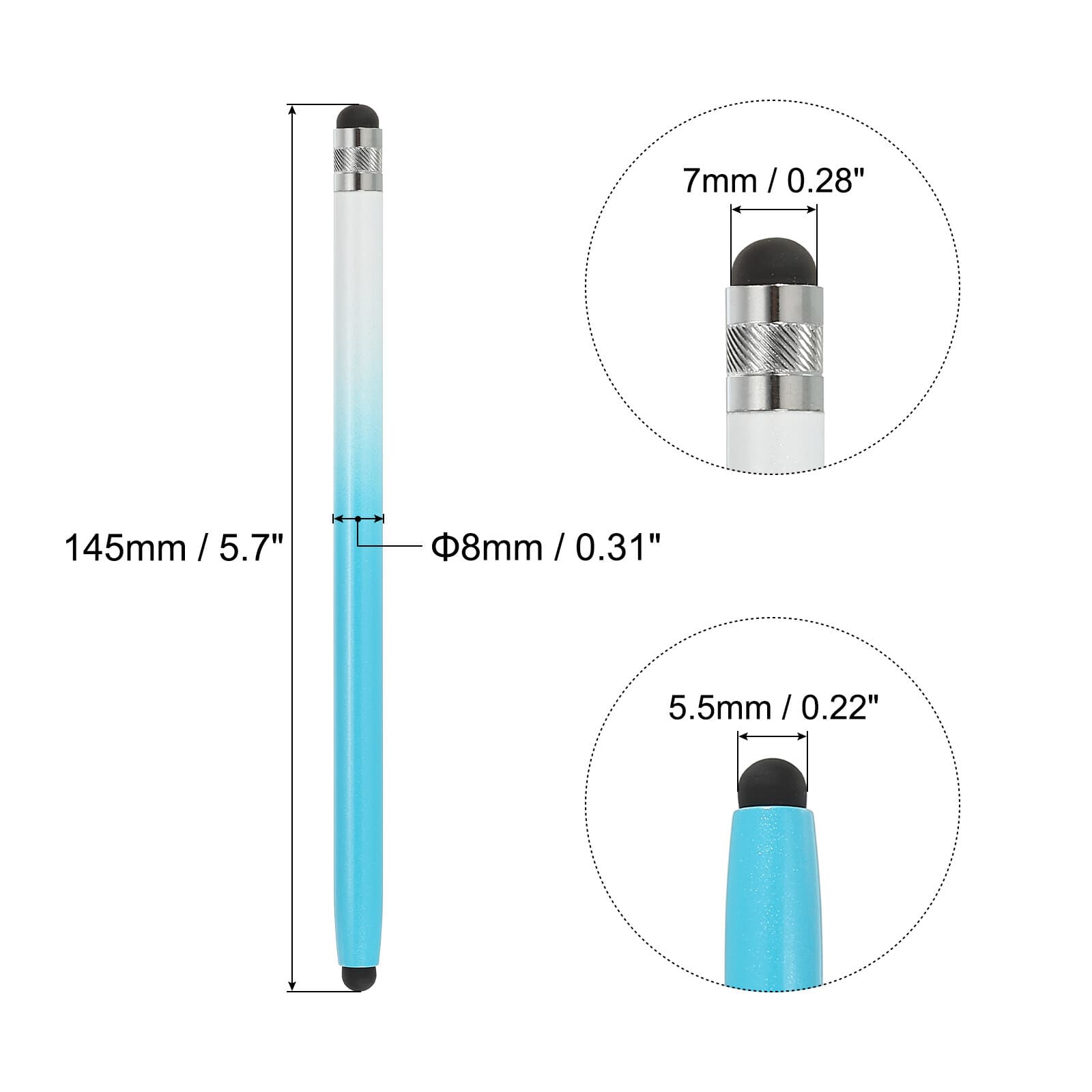 Stylus Pens for Touch Screens for Universal Touch Devices, Gradient Blue 2