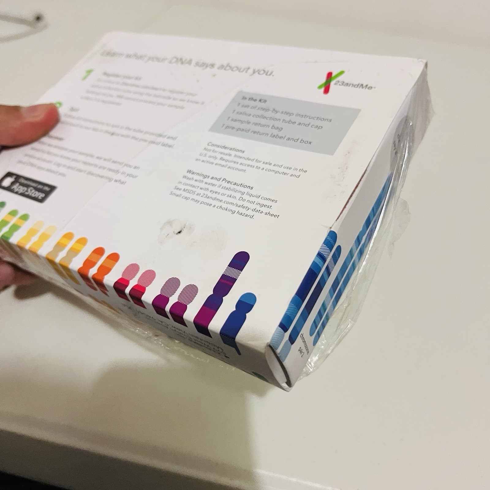 23 and Me Ancestry DNA Saliva Collection Kit EXP 05/19 Sealed 5