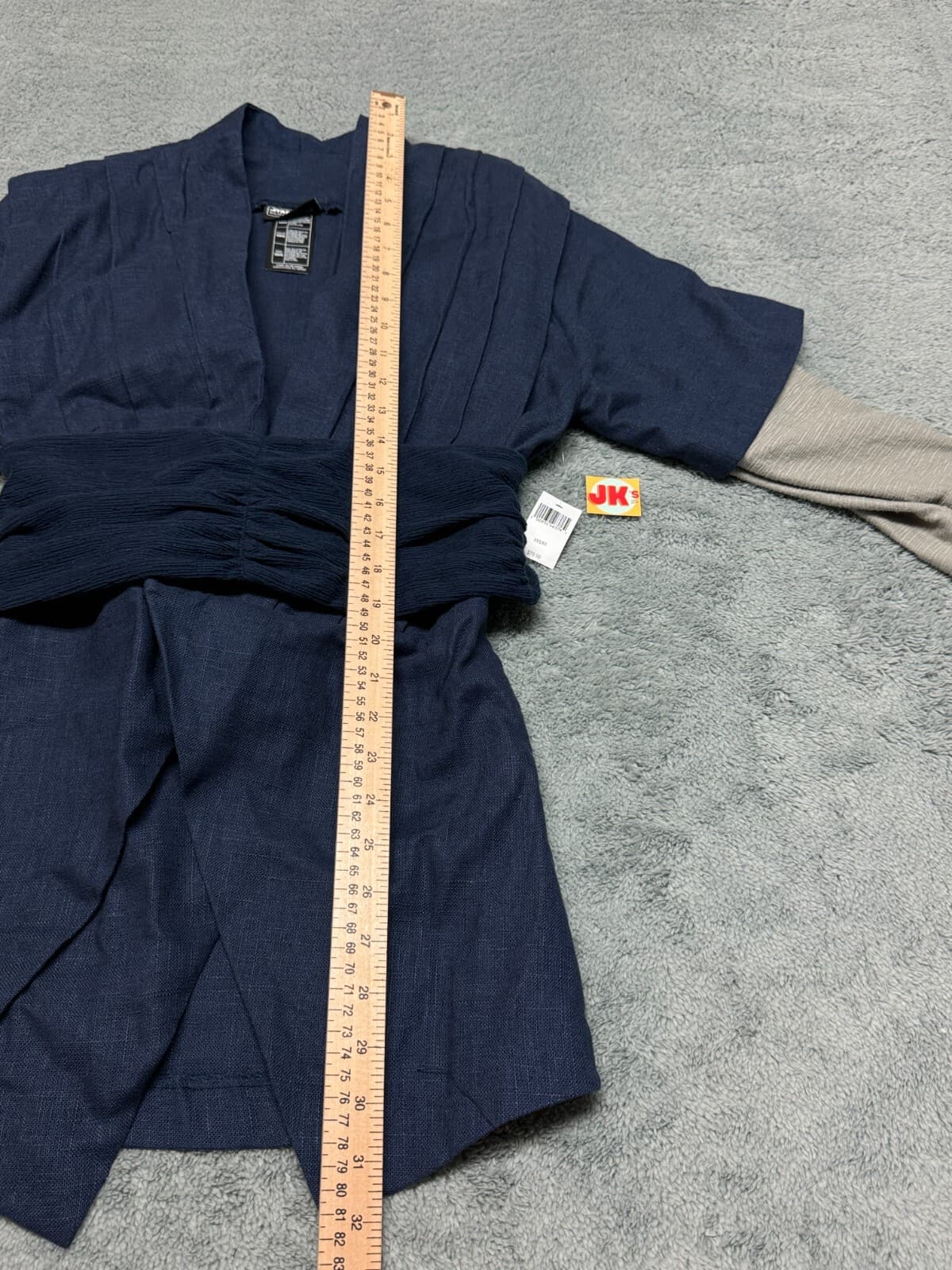 NEW Star Wars Tunic Adult Extra Small XS Blue Saber Trainer Galaxys Edge Disney 3