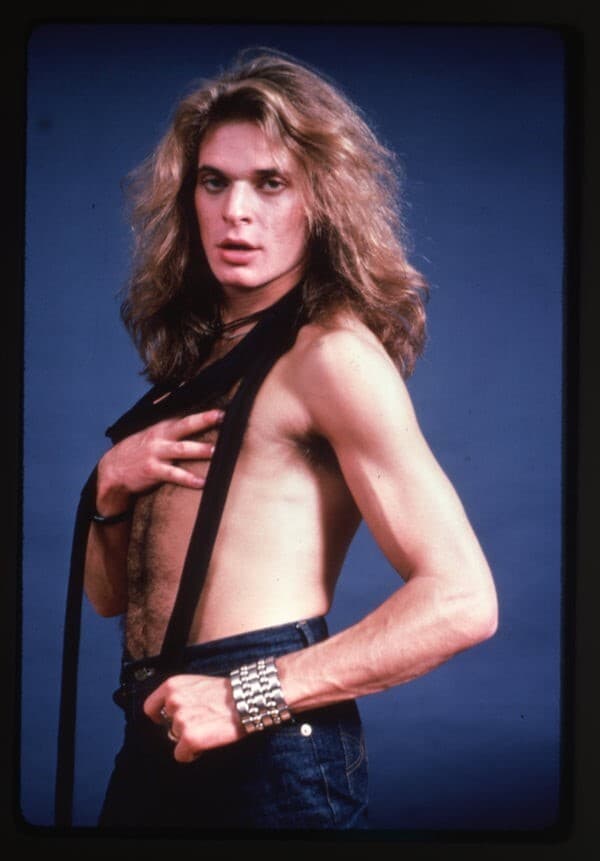 Van Halen Barechested David Lee Roth Vintage Photo Agency 35mm Transparency