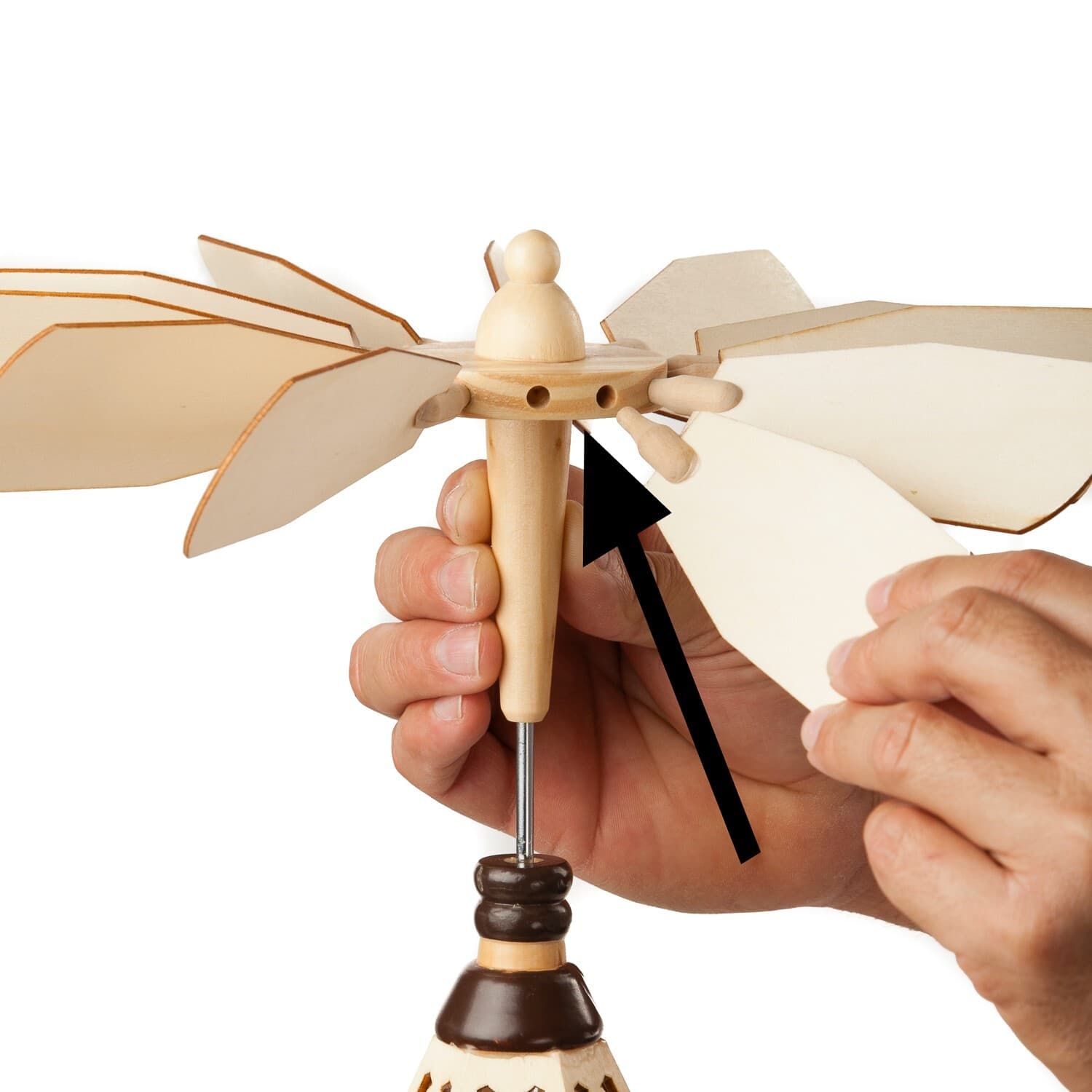 21 pc Parts Replacement Kit for Christmas Pyramid -Windmill With 20 Red Candles 6