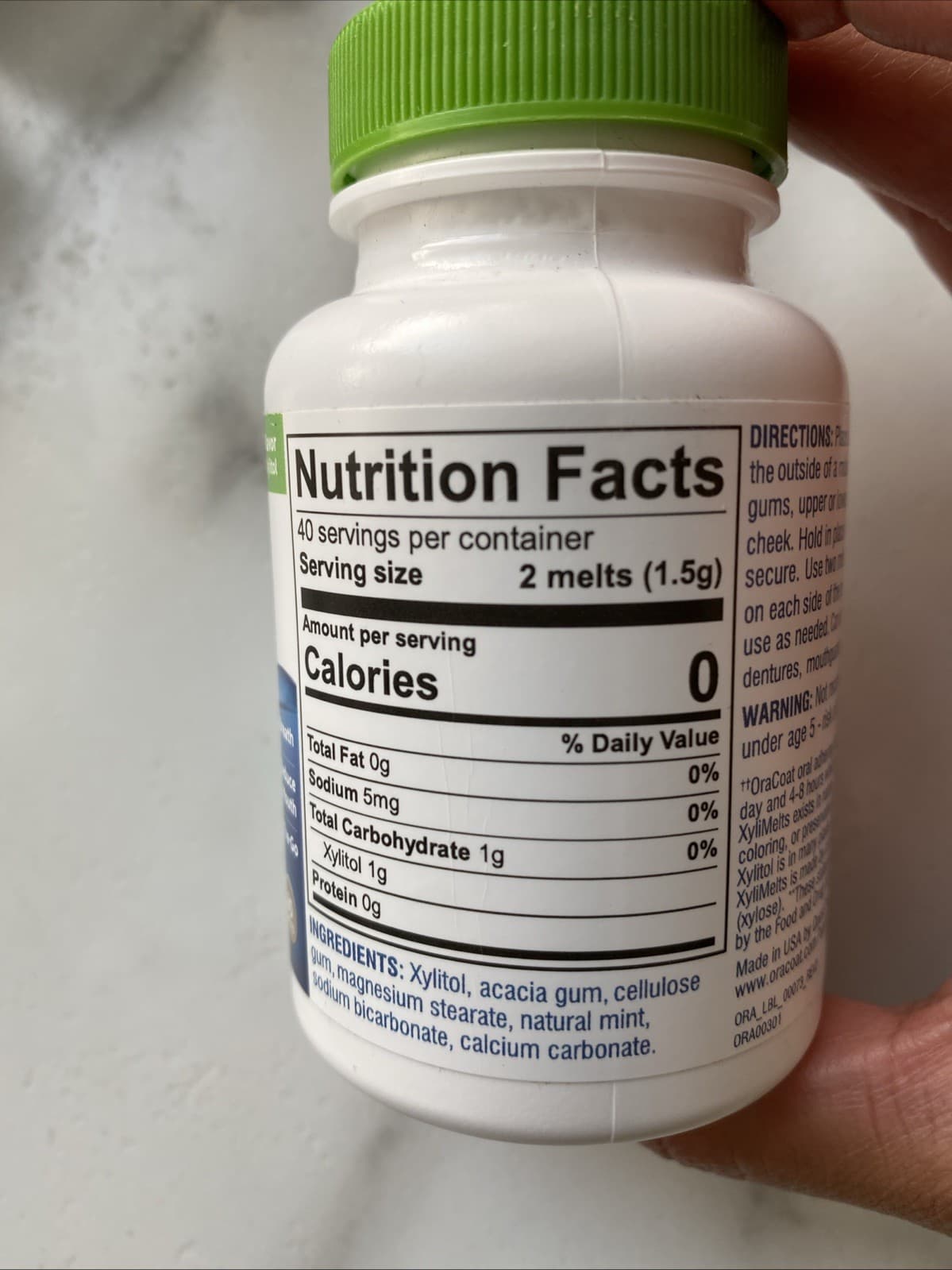 OraCoat XyliMelts Dry Mouth Relief Oral Adhering Discs Mild Mint 80 Count 3