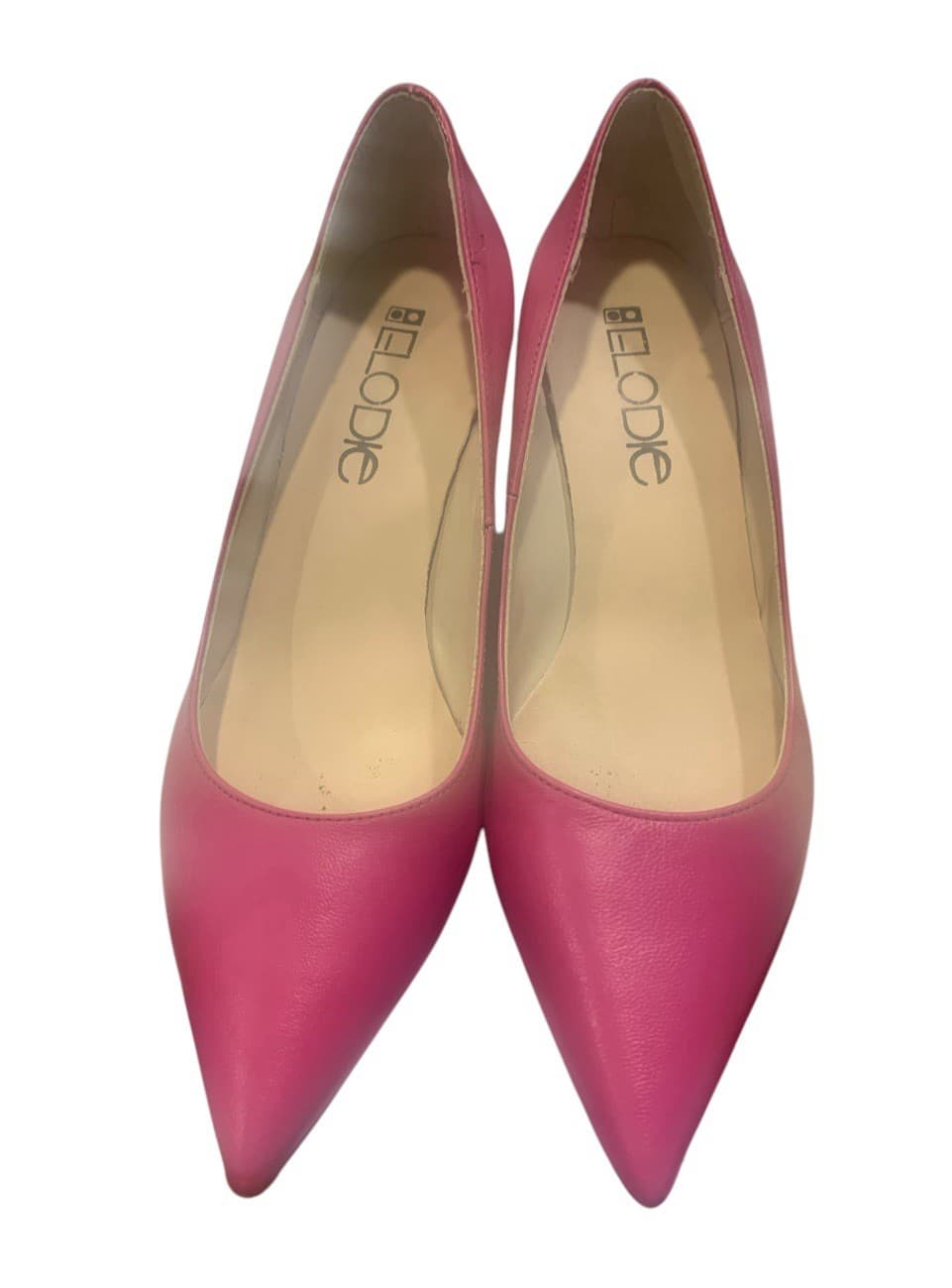 Anthropologie Elodie Women's Size 7.5 Pink Pumps Slip On 2.5” Heels Shoes