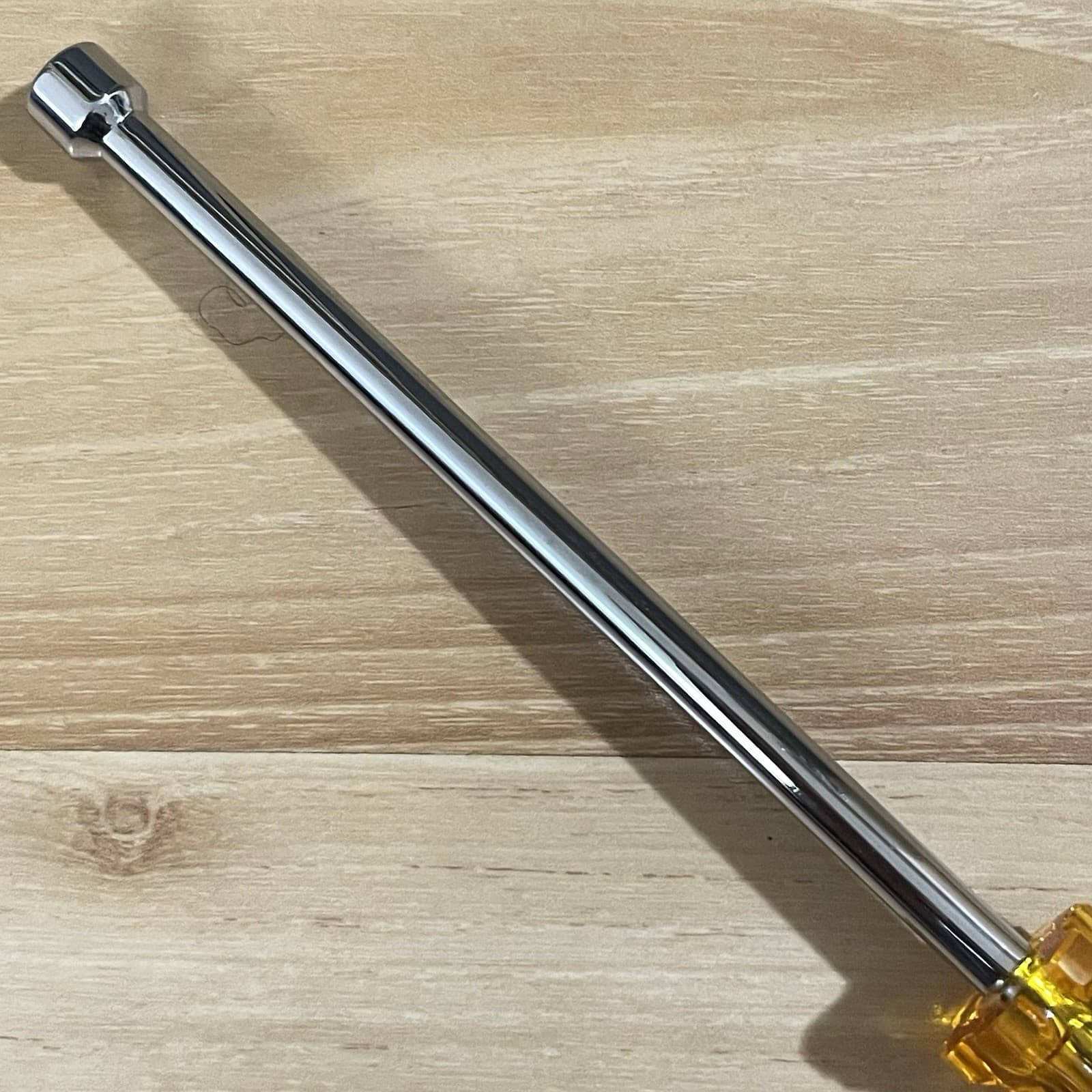 Vintage Vaco 5/16" Nut Driver 6" Hollow Shaft S106 Orange Handle 9 5/8” OAL USA 3