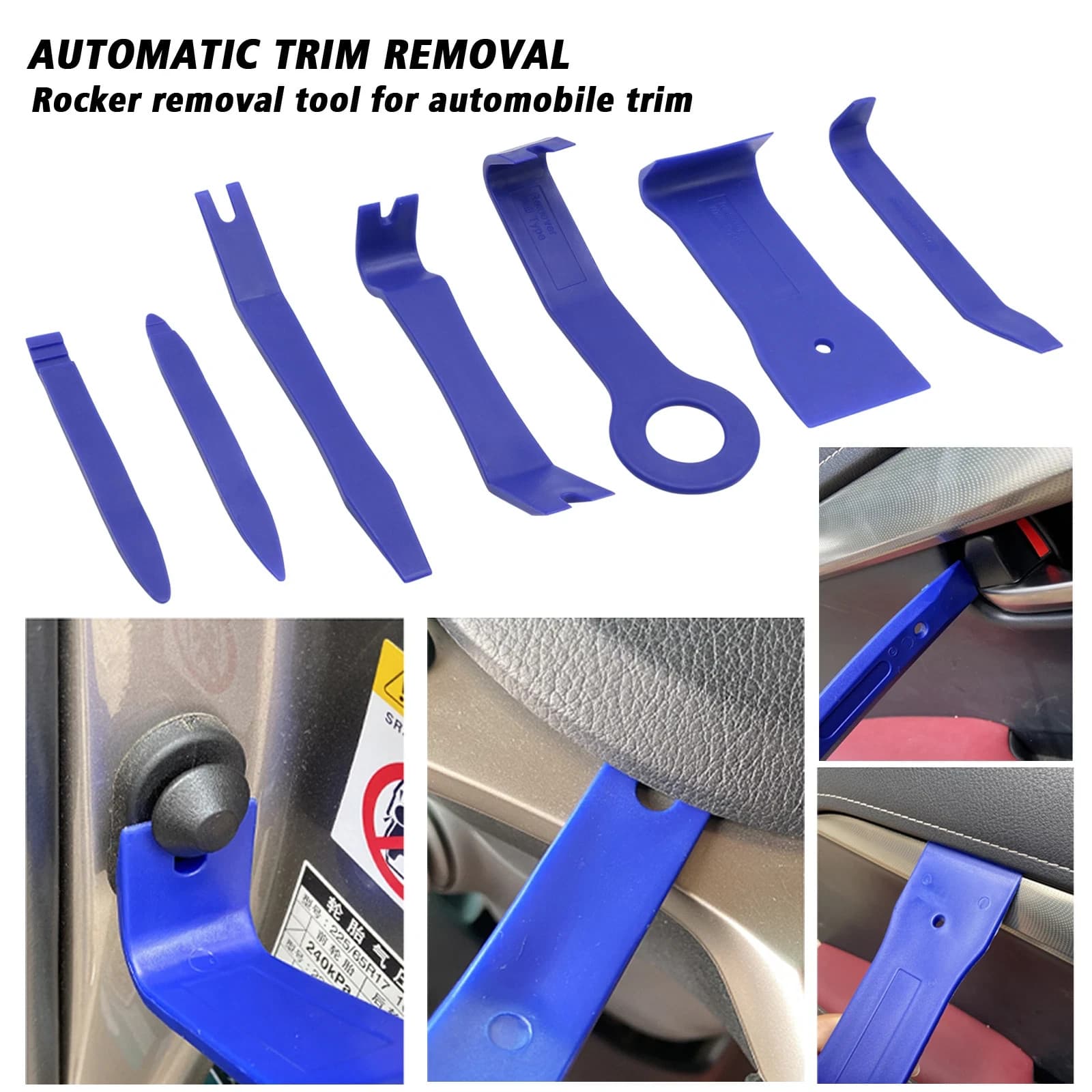 Car Tool Kit Roadside Emergency With Long Reach Grabber Air Wedge Bag Pump 4