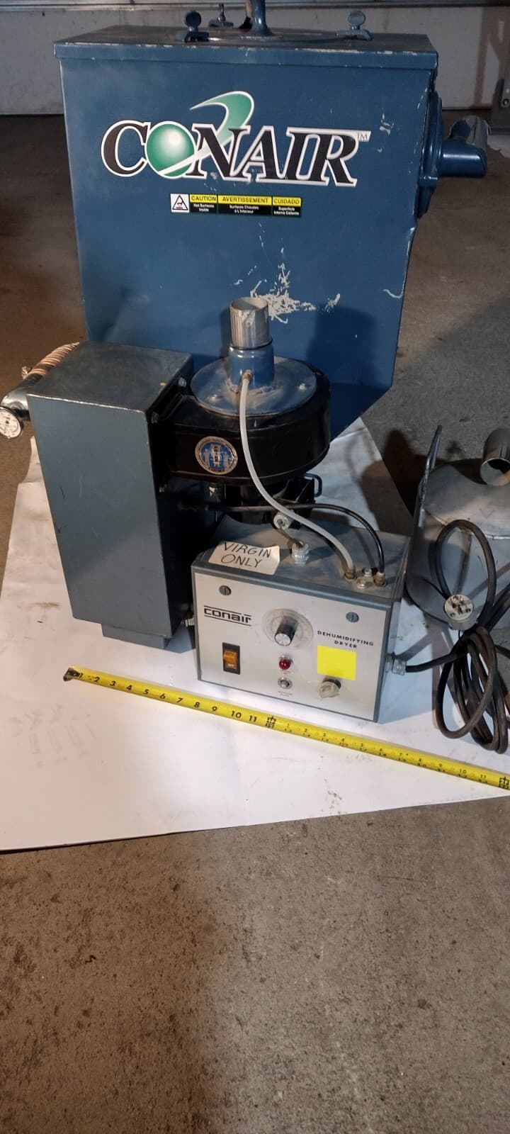 CONAIR Injection Plastic Process Hopper/DEHUMIDIFIER UNIT OLD SCHOOL