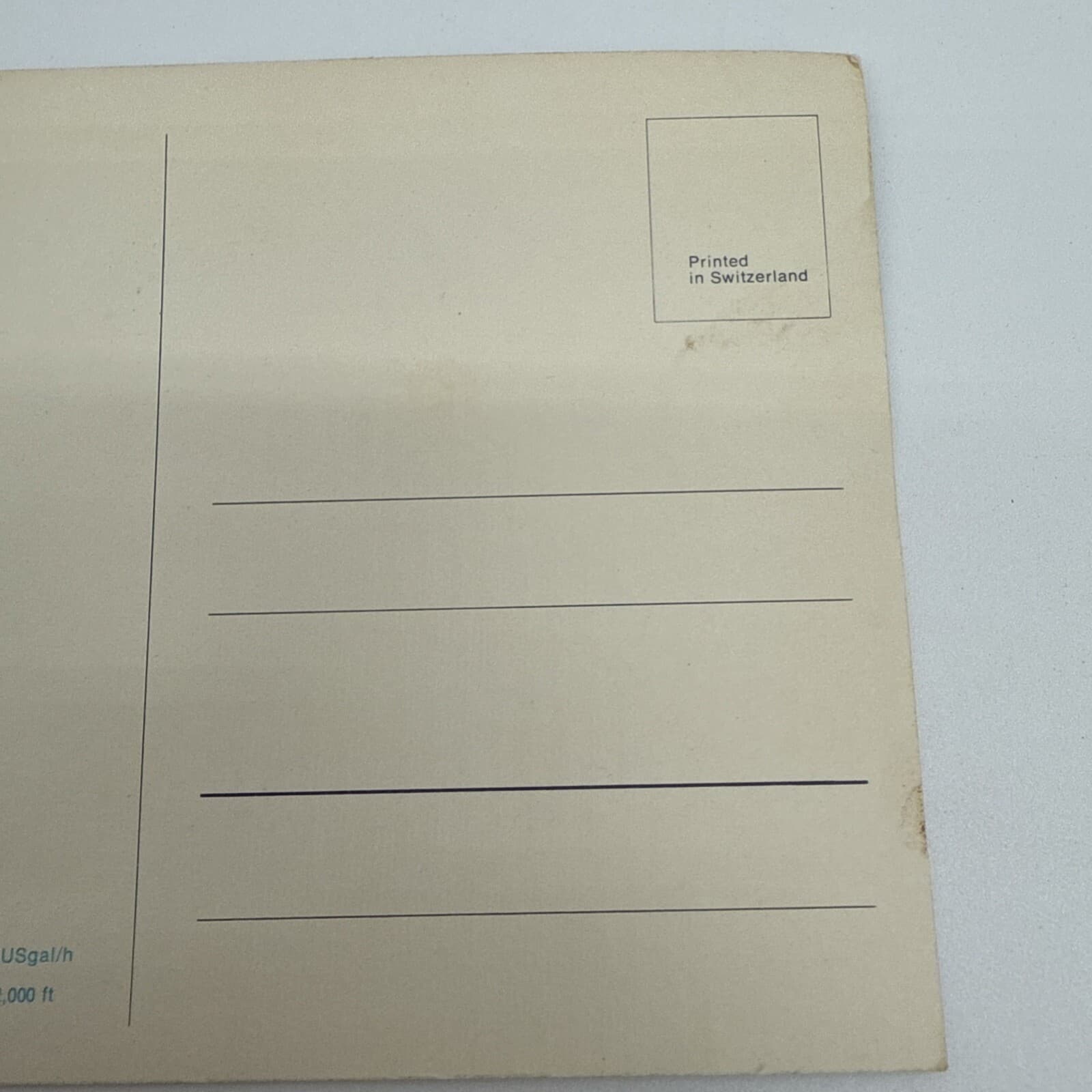 Vintage Lufthansa McDonnell Douglas DC 10 Continental Postcard 6