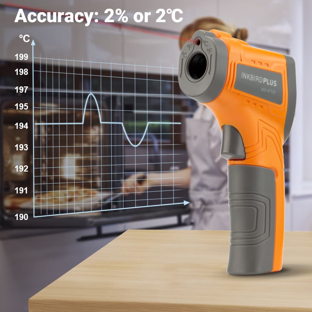 Digital Laser Infrared Thermometer Gun Grill Temperature Oven Cooking Kitchen IR 3