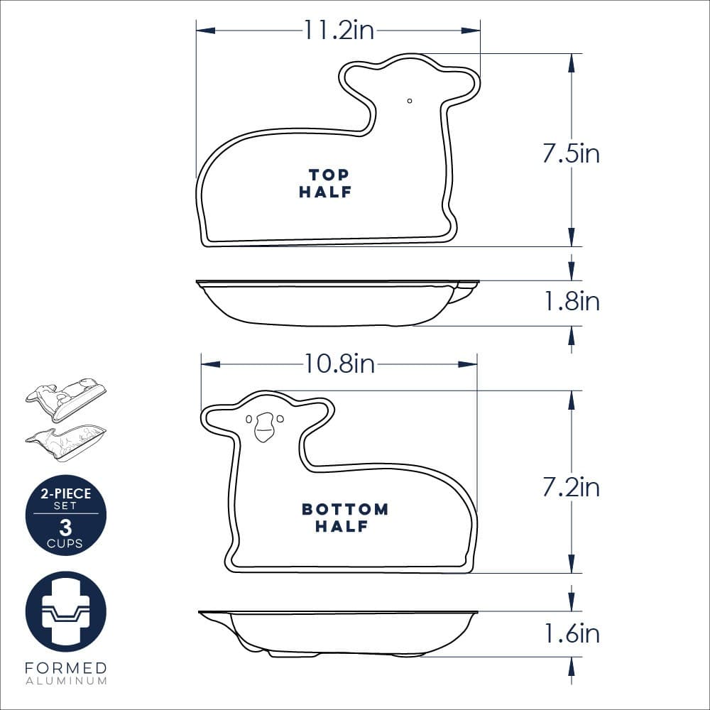 Nordic Ware 3D Lamb Cake Pan 5