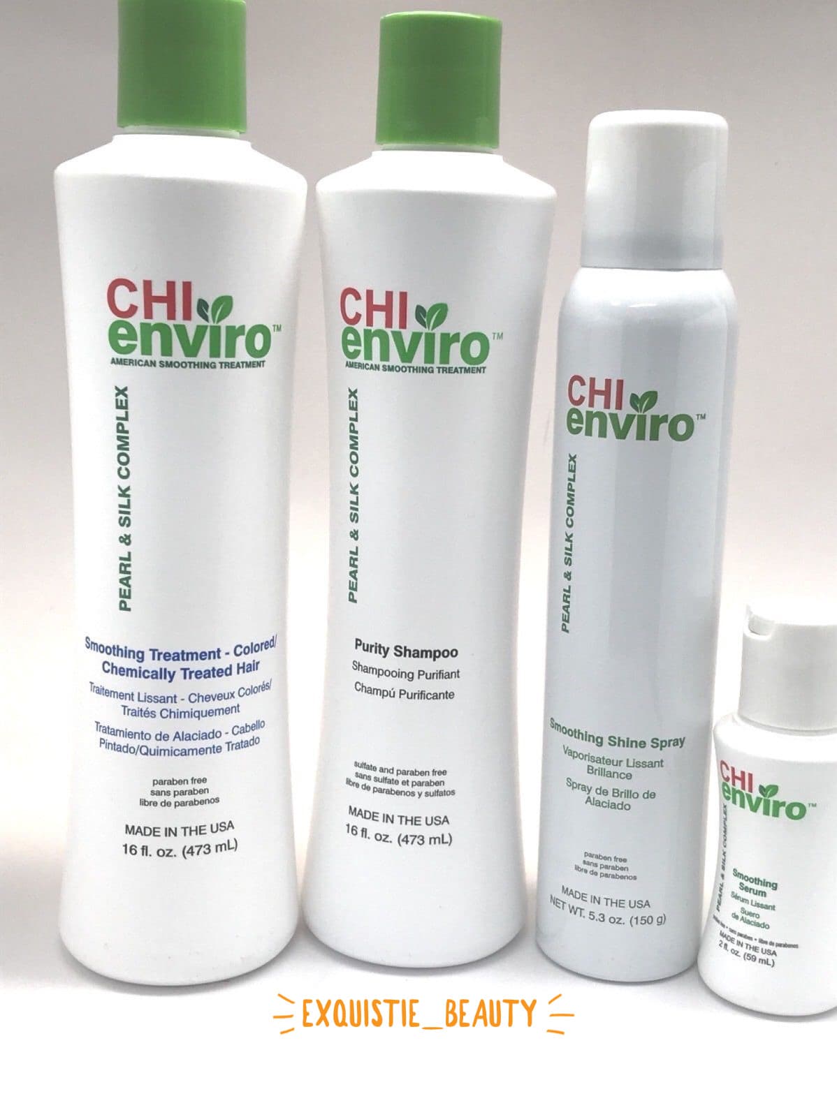 Chi Enviro Smoothing treatment highlight, colored, virgin, Shampoo, You choose.  5
