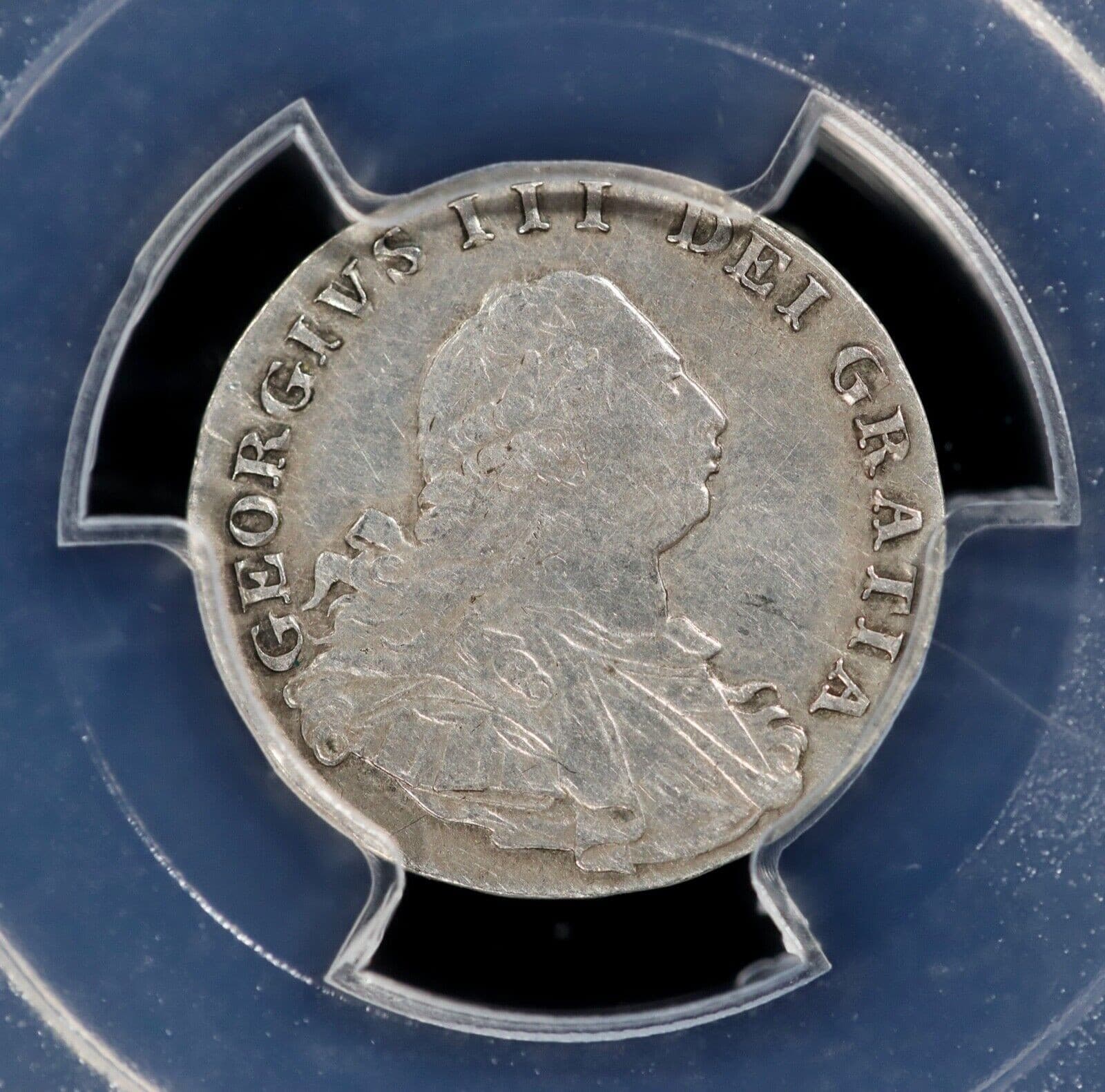 1800 George III Great Britain Silver Maundy 4 Pence Groat 4D PCGS AU Detail 3752 3