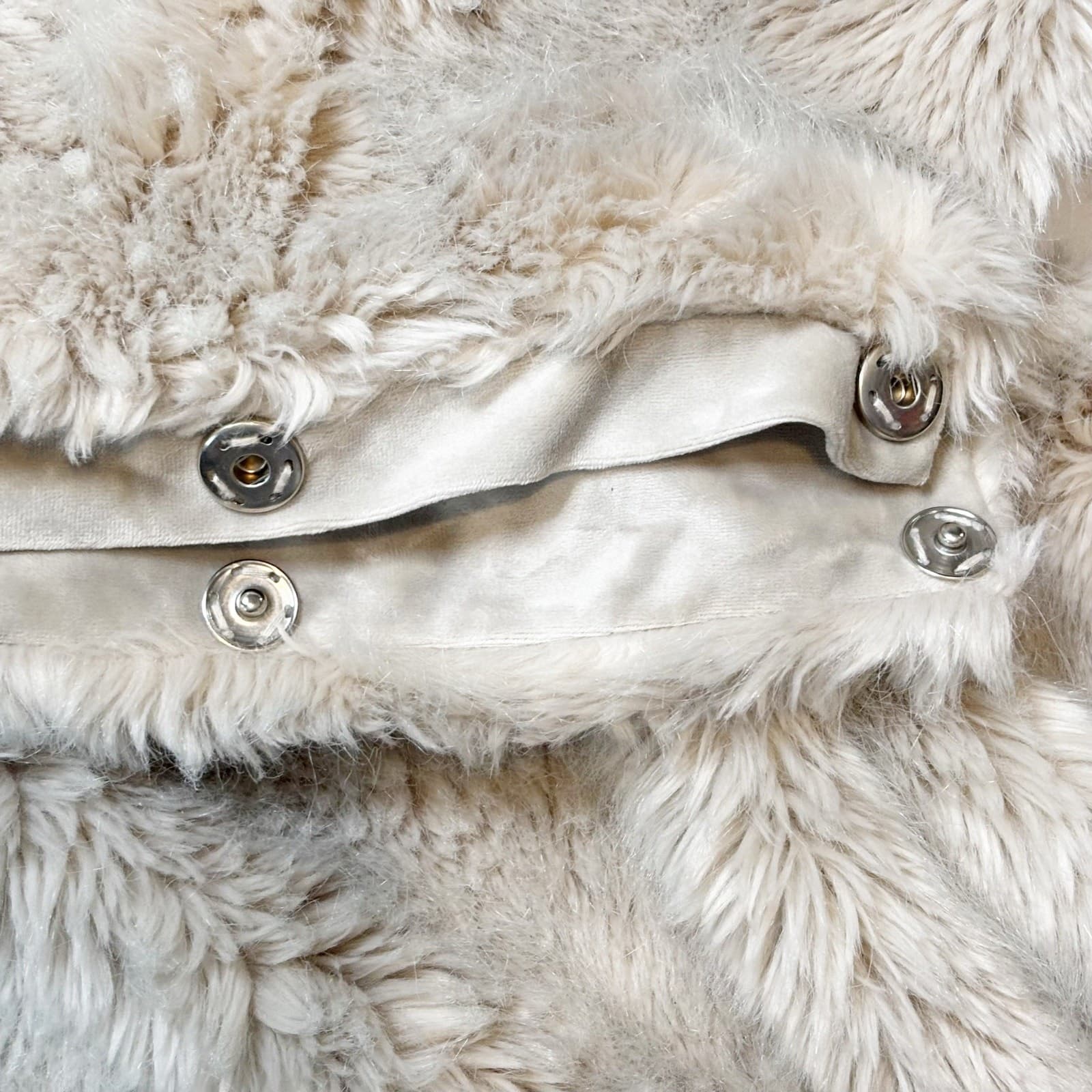 Restoration Hardware Christmas Tree Skirt Luxe Faux Fur Holiday Lush Pile 70" 6