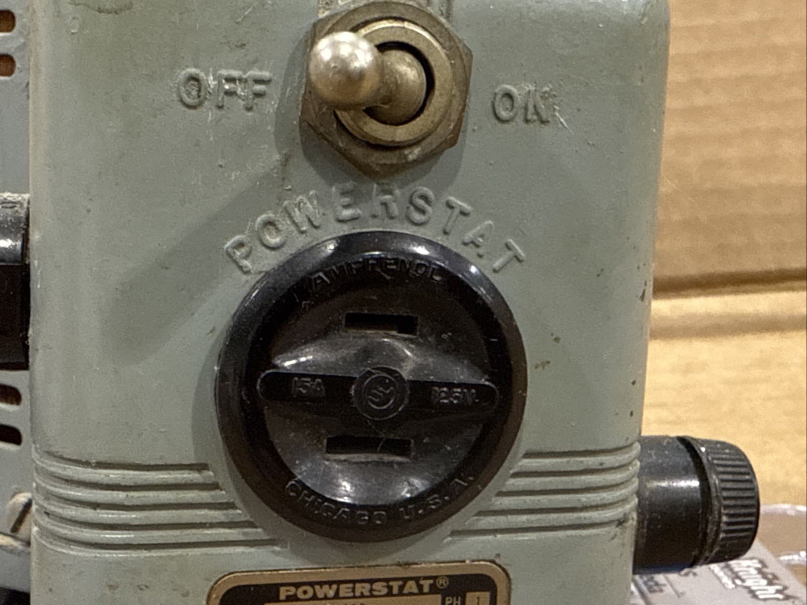 SUPERIOR ELECTRIC POWERSTAT 116 VARIABLE AUTOTRANSFORMER, USA, WORKS PERFECTLY 6