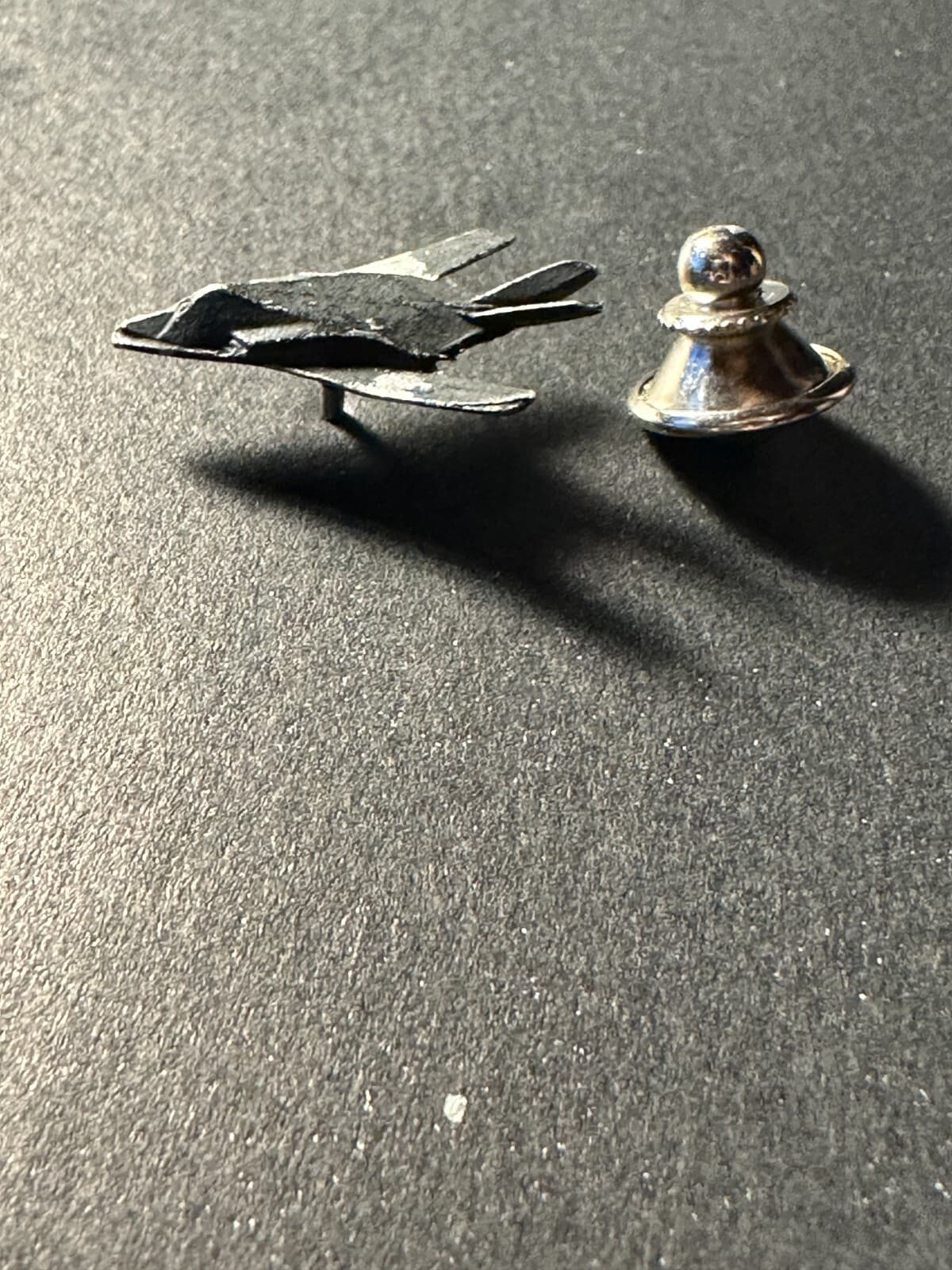 Aviation F-117 NIGHTHAWK stealth attack aircraft Lapel Pin Hat Pin All Black 4