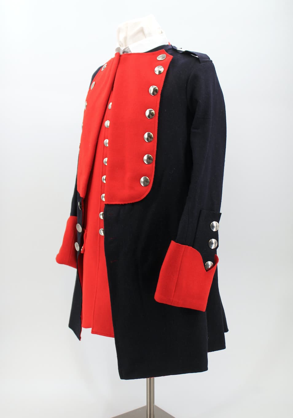 French & Indian War Blue & Red Regimental Coat Size 46 / XL 6
