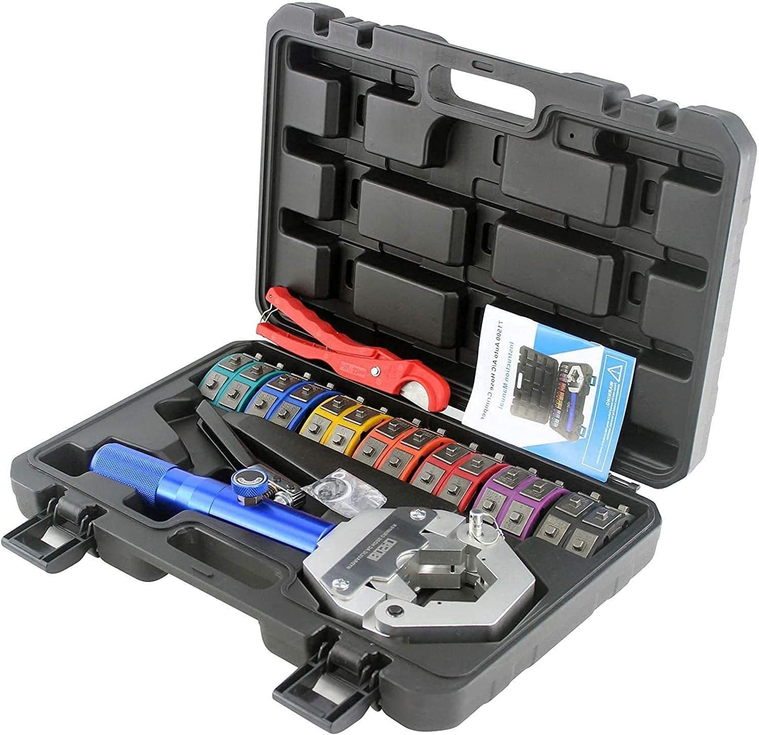 Kit De Engarzado Manguera Herramienta Reparacion Hidraulica Manual Engarzador AC