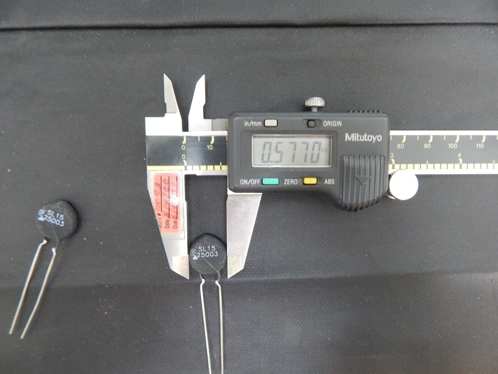 2x AMETHERM SL15-25003 THERMISTOR INRUSH CURRENT LIMITER 3A 25 OHM AT 25C RADIAL 2