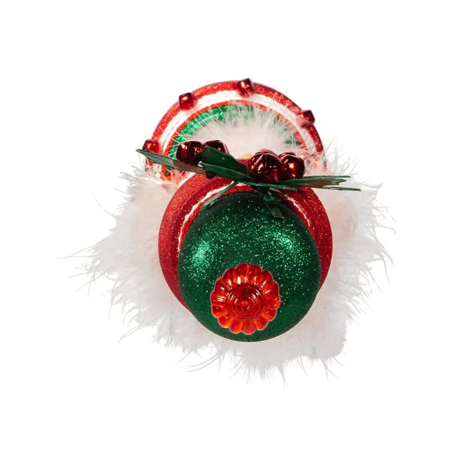 Kurt Adler Hollywood Nutcrackers, Wind Up Musical Jingle Bells Nutcracker, 18" 5