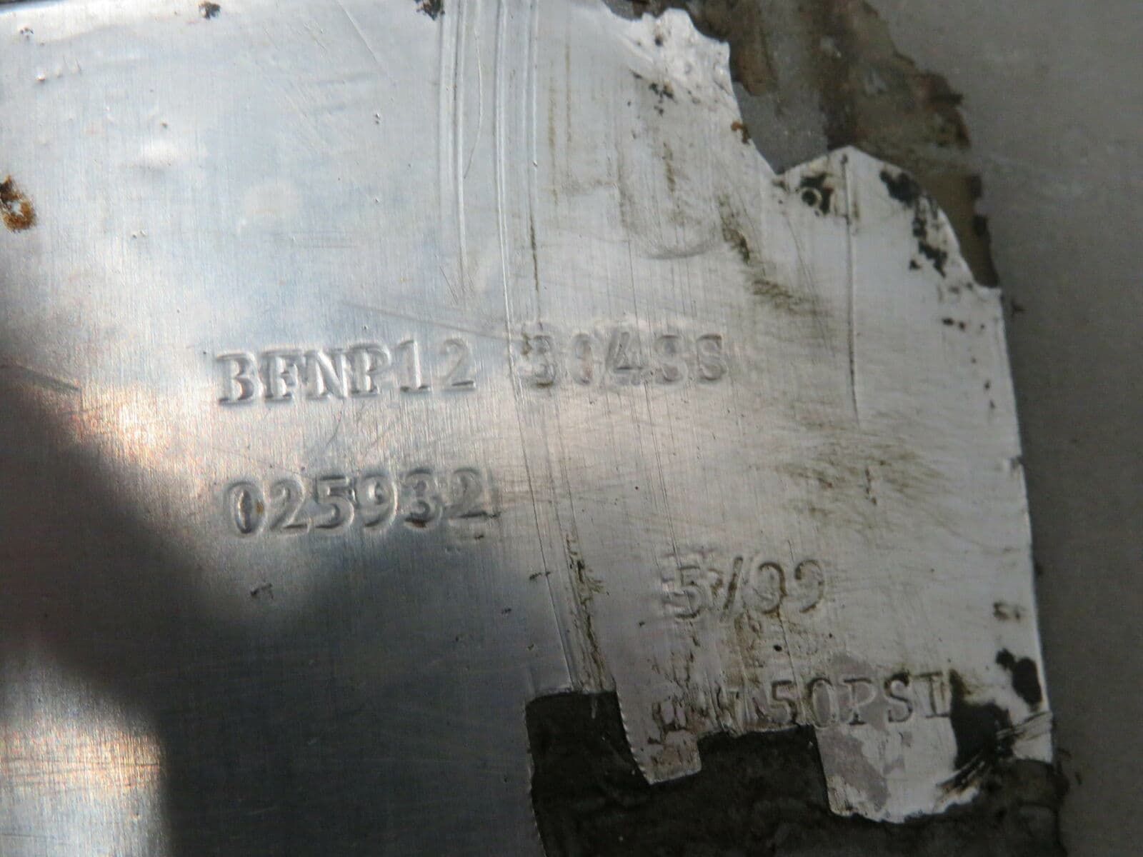 FSI BFNP12 Hydraulic Basket Strainer 304 Stainless Steel #2 Baghouse Filter 29"L 4