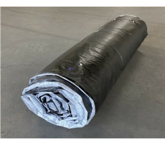12' x 25' Rolled Insulated Poly Tarp Cell Foam Concrete Blanket R 2.5 Value