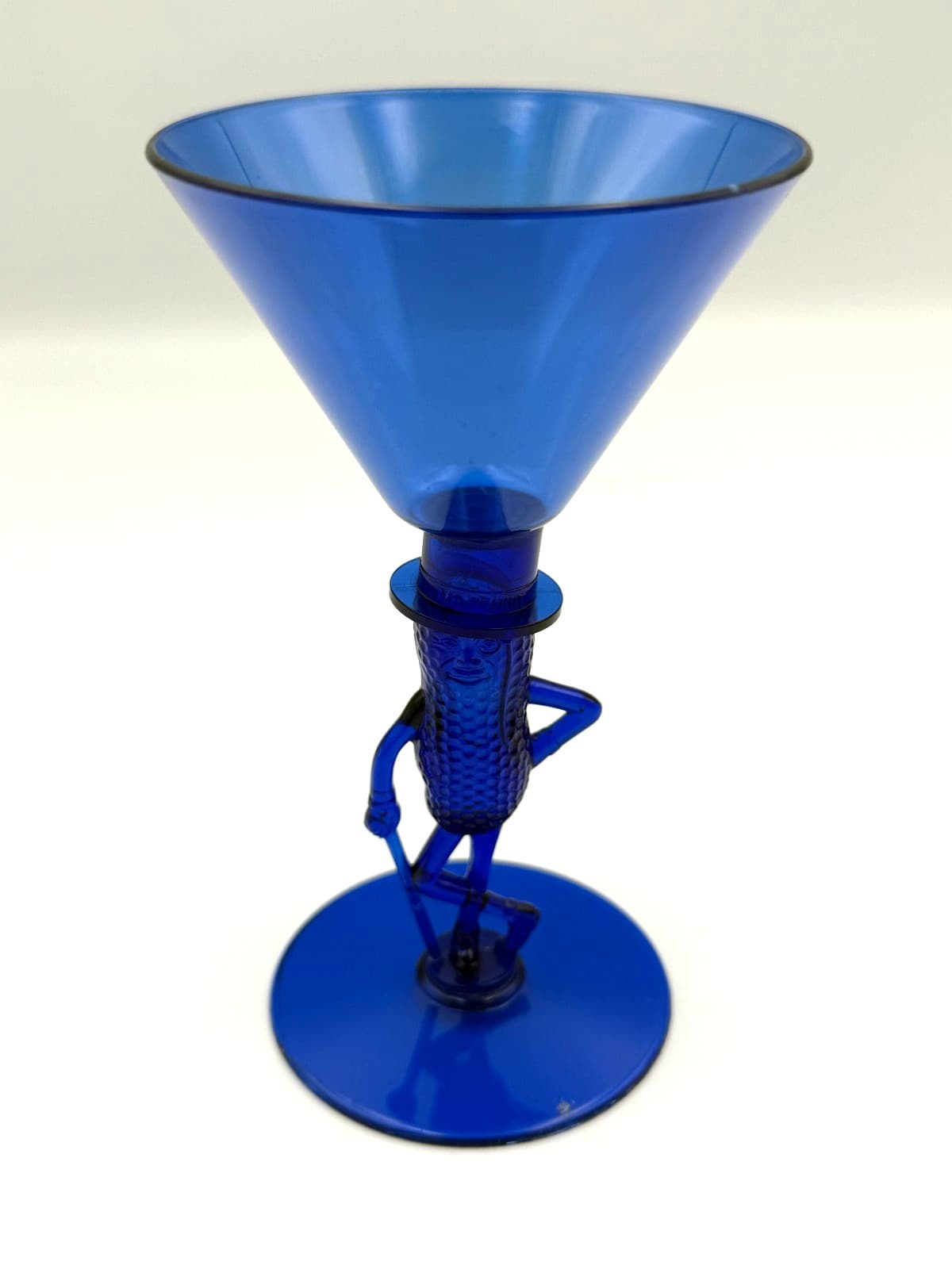 Planter's Mr. Peanut Hard Plastic Figural Cocktail Glasses-5 Colors 2