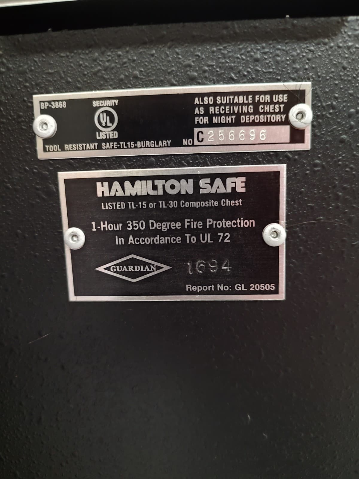 Hamilton Bank Safe 4