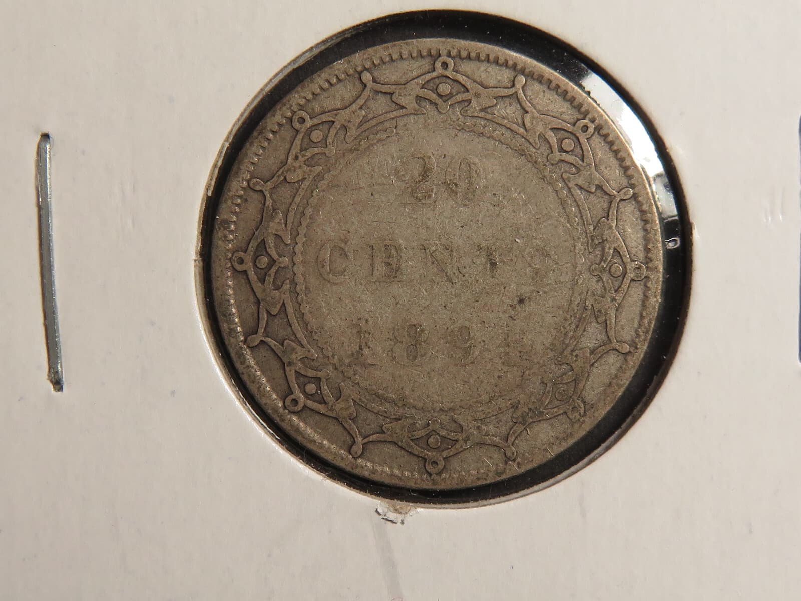 1894 Newfoundland 20 Cents, VG