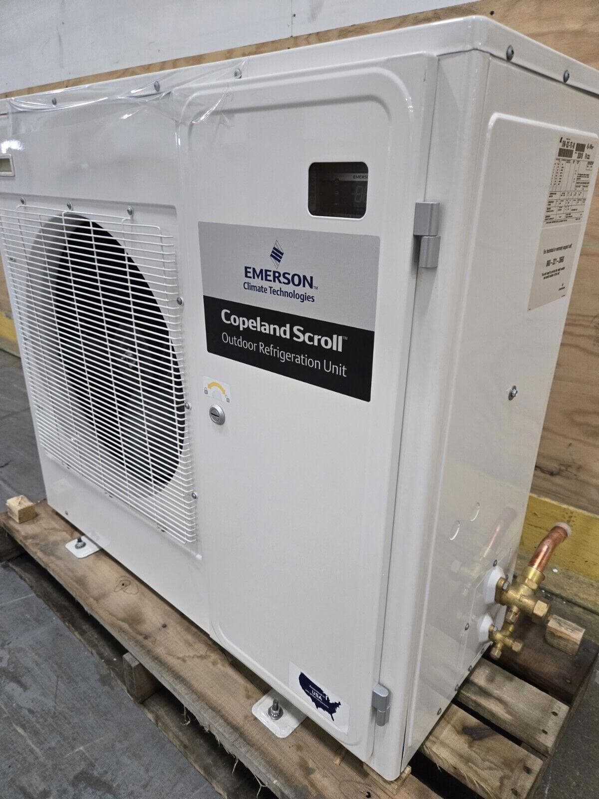 NEW Copeland XFAM-022Z-TFC-081 Med Temp Cooler 2.25 HP Condensing Unit Walk-In 4