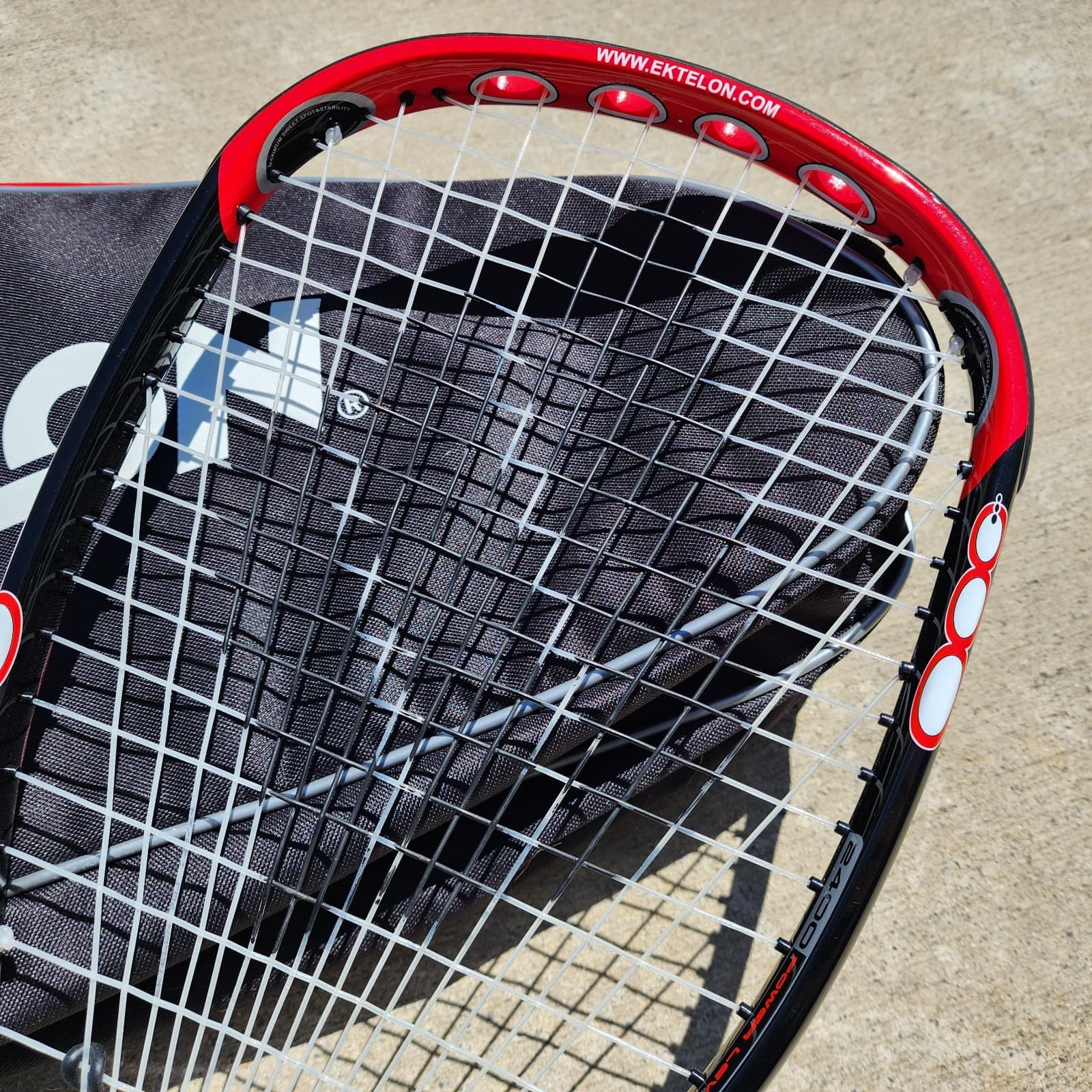 Ektelon O3 Hornet Hybrid Racquetball Racquet w/Carry Bag & Strobe Safety Glasses 3