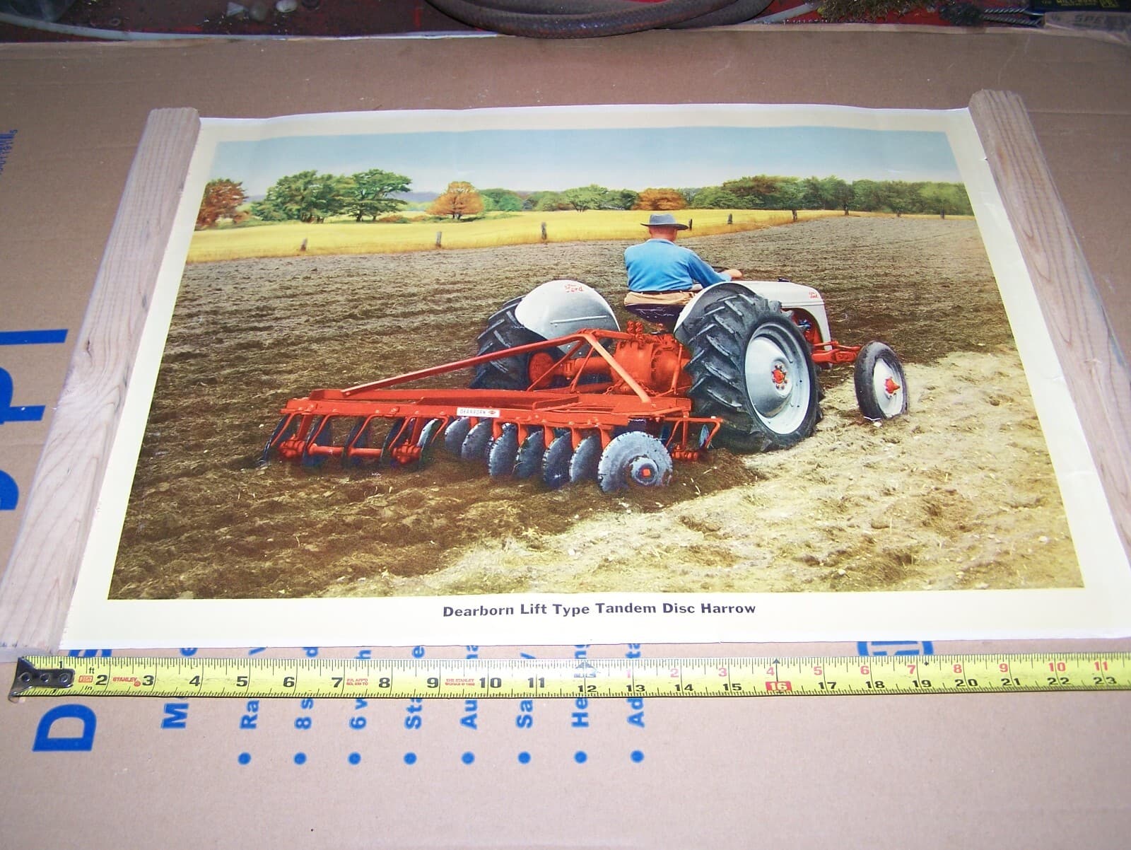 FORD 1950's N-Series Farm Tractor Equipment Dealership Sales Posters 8N Dearborn 3