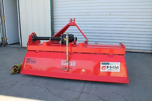 59" Tiller Heavy Duty Cat.I 3pt 25hp+ Rating (FH-IGN150) w/SlipClutch Driveline 4