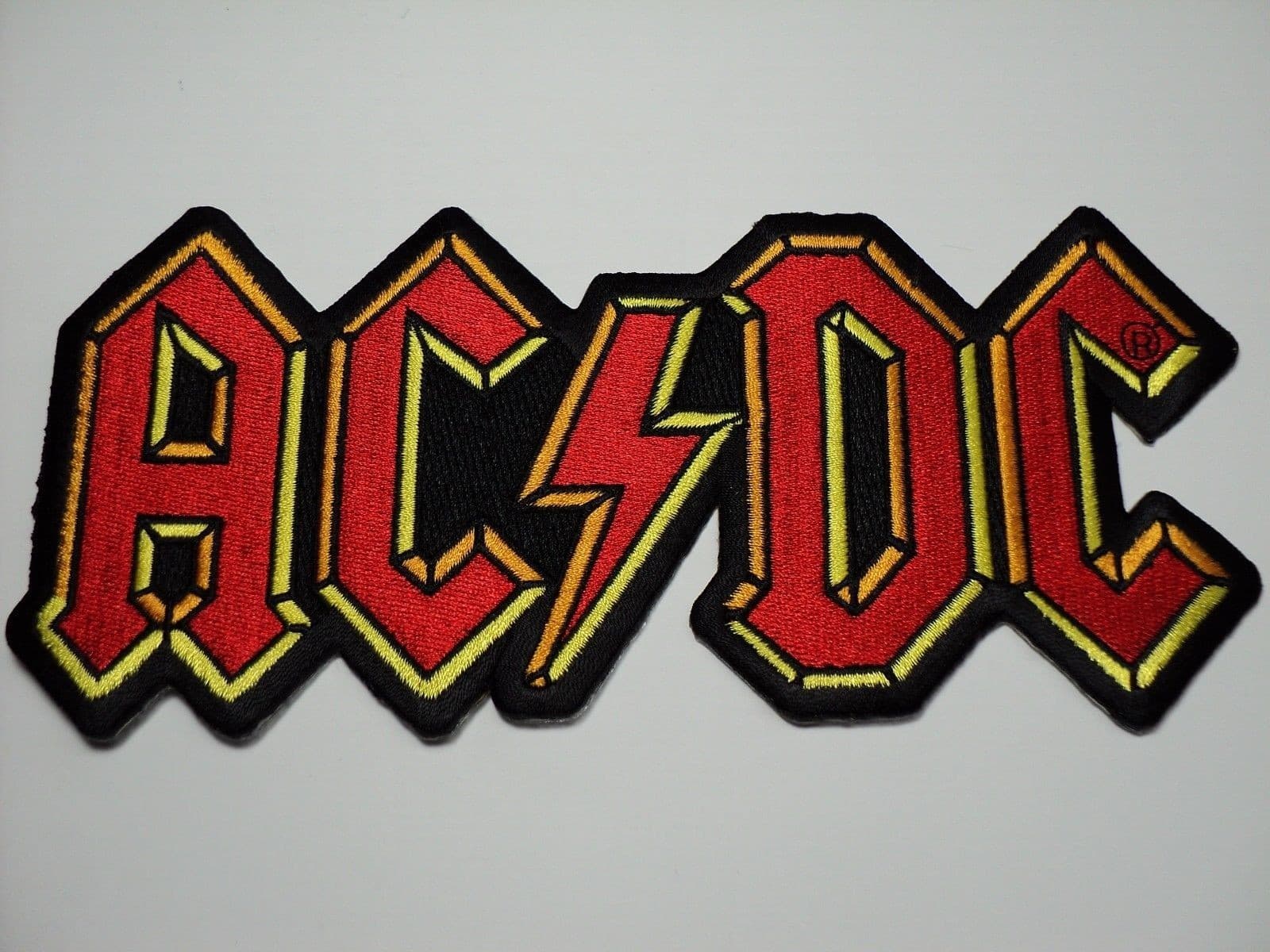 AC/DC Set of 2  PATCHES NEW VINTAGE OOP  RARE COLLECTABLE 2