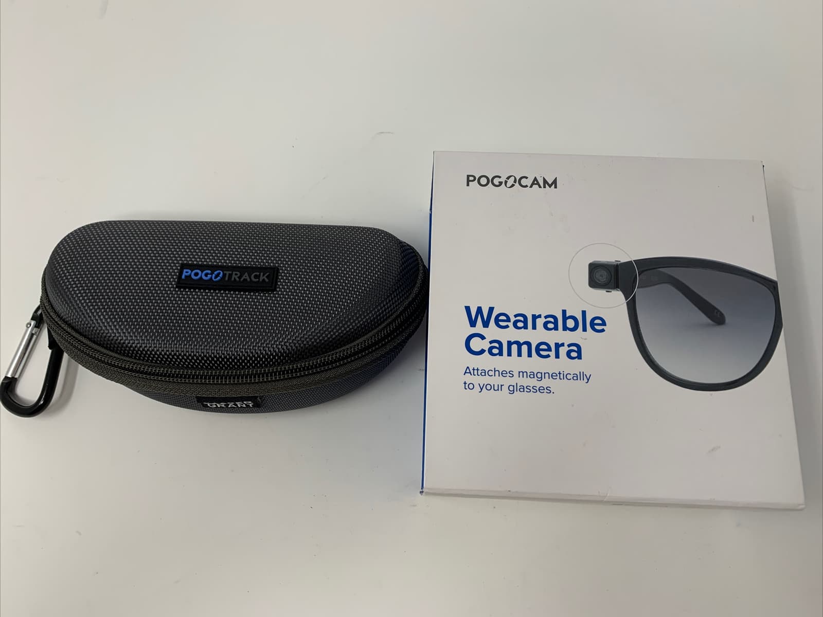 PogoCam Wearable Camera w/ Foster Grant Glasses In Case  (brand new/never used) 3