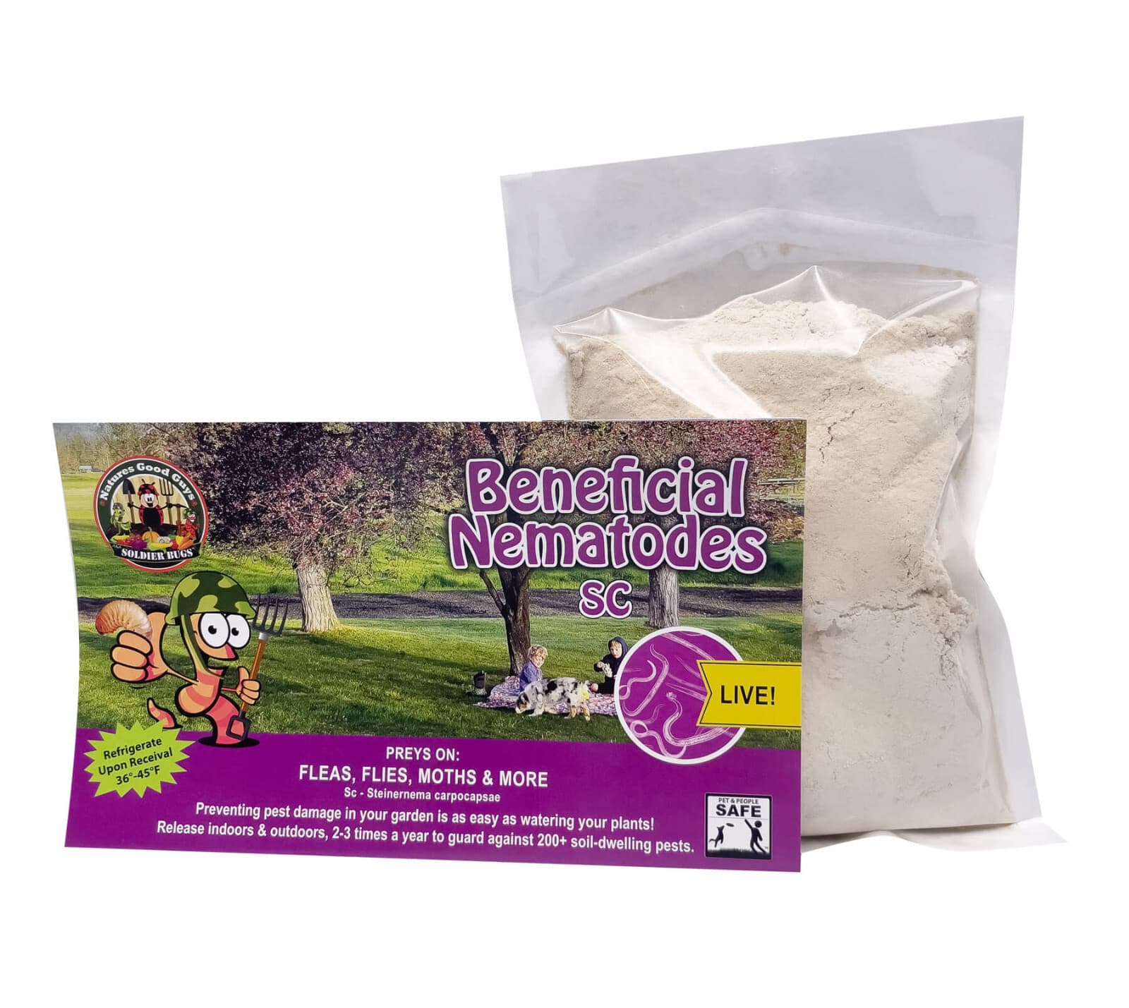 Beneficial Nematodes SC - Targets Fleas, Flies, Moths & More