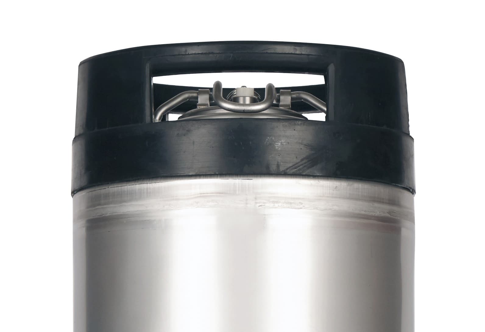 New 5 Gallon Ball Lock Keg with Relief Valve and Gas & Liquid Barbed Disconnects 2
