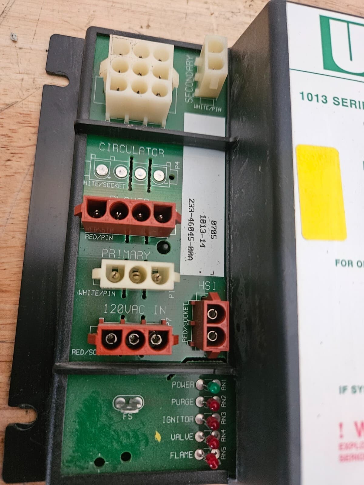 Bradford White MODULE-UT ELECTRONICS CONTROL 233-46045-00 671632615148 905621 2