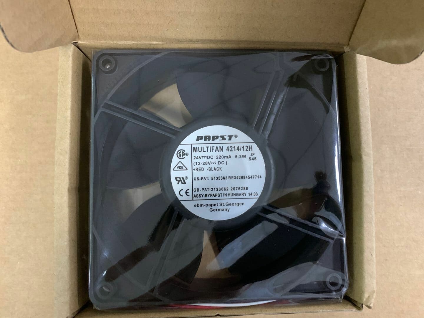 MULTIFAN 4214/12H 24V 5.3W 12038 three-wire axial fan