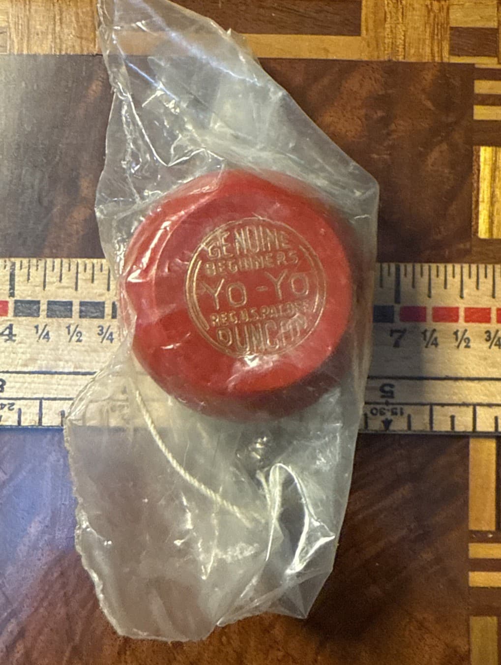 Vintage New Promo DUNCAN Beginners Yo-Yo “Red Dot” Red & Blue Sealed NIP 1960's 3