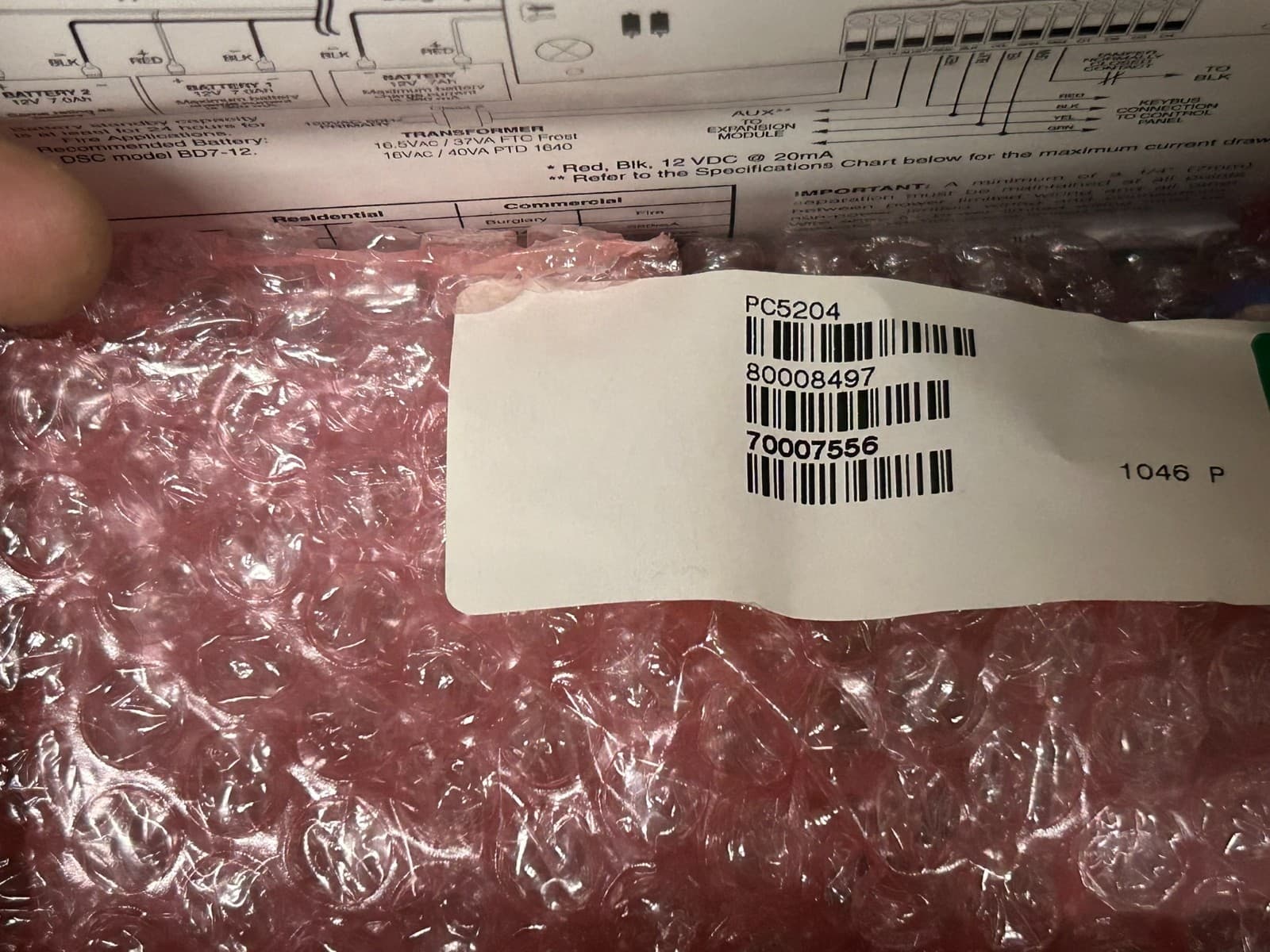 DSC PC5204 1A at 12VDC Power Supply Module with 4 Outputs for PowerSeries Panels 5